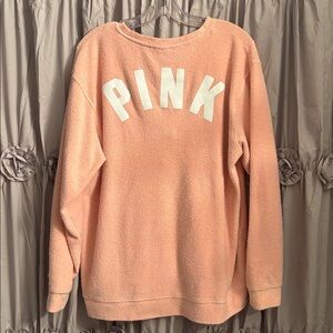 PINK Victoria's Secret Soft Pink Knit 
Terry cloth material
